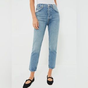 AGOLDE Riley High Rise Straight